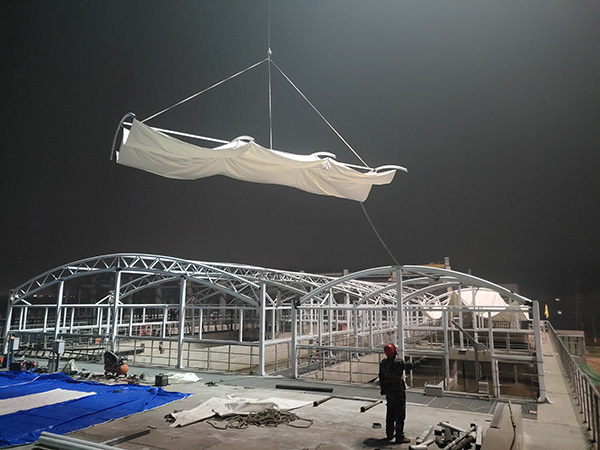 污水池加盖施工现场6