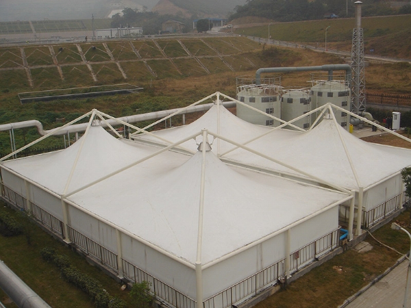 推拉式污水池加盖